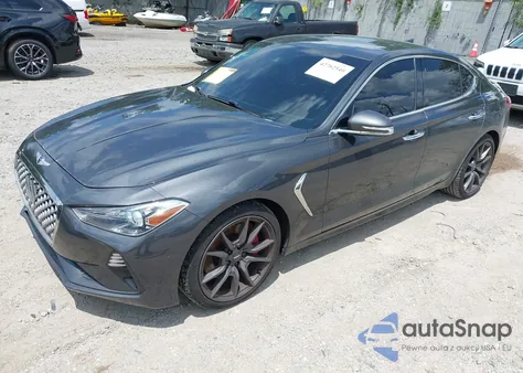 2019 Genesis G70 2.0T Sport z USA, uszkodzony, nr VIN KMTG24LAXKU030947